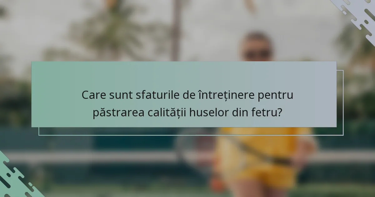 Care sunt sfaturile de întreținere pentru păstrarea calității huselor din fetru?